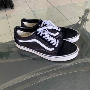 Vans Old Skool Black/White Shoes Size 13